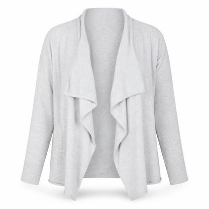Womens UK Size M Papaya Grey Cardigan Jumper