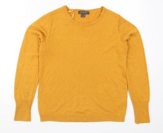 Primark Womens Orange  Knit Pullover Jumper Size 10