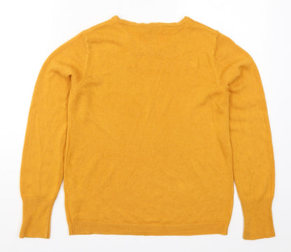 Primark Womens Orange  Knit Pullover Jumper Size 10