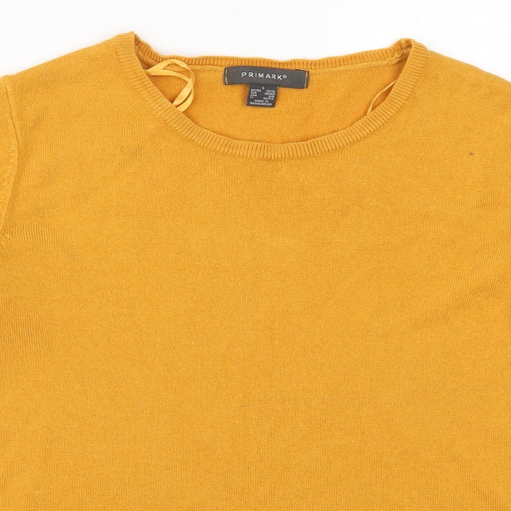 Primark Womens Orange  Knit Pullover Jumper Size 10