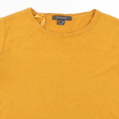 Primark Womens Orange  Knit Pullover Jumper Size 10