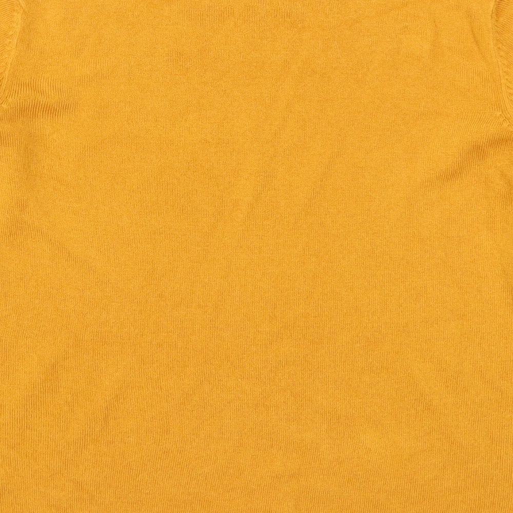 Primark Womens Orange  Knit Pullover Jumper Size 10