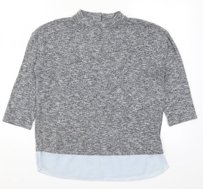 F&F Womens Grey   Basic T-Shirt Size 10