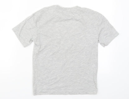 Matalan Girls Grey Solid  Top Pyjama Top Size 9 Years  - Sleep Squad