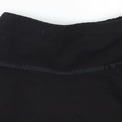 George Girls Black   Skater Skirt Size 7-8 Years