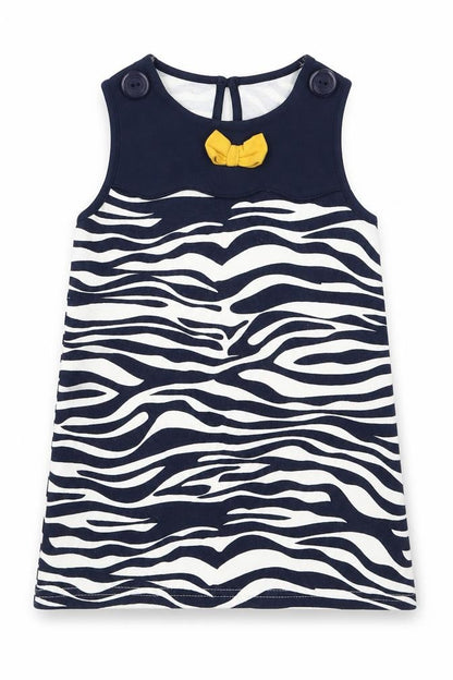 Matalan Girls Blue Animal Print  Basic Tank Size 3 Years