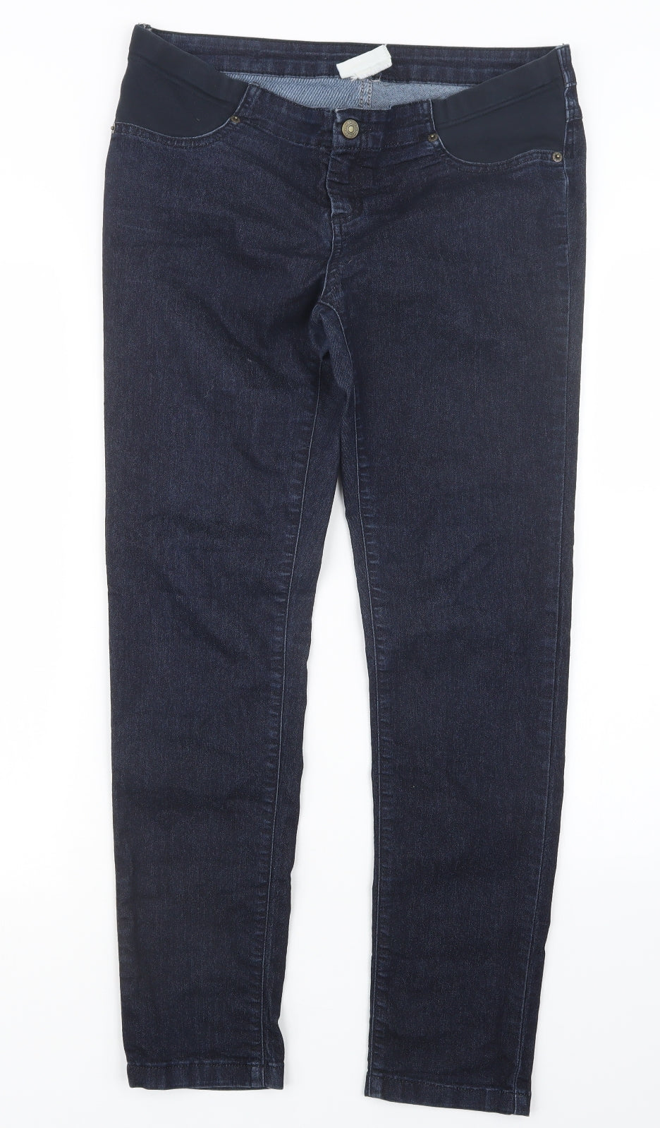 Womens UK Size S JoJo Maman Bébé Regular Fit Straight Blue Jeans