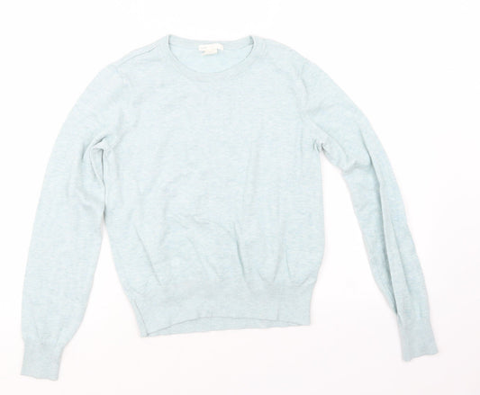 Womens UK Size S H&M Blue Pullover Jumper