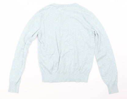 Womens UK Size S H&M Blue Pullover Jumper