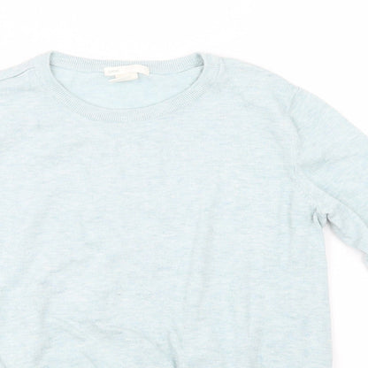 Womens UK Size S H&M Blue Pullover Jumper
