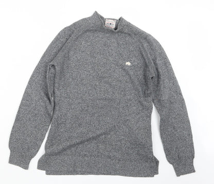 Raging Bull Boys Grey  Knit Pullover Jumper Size 12 Years