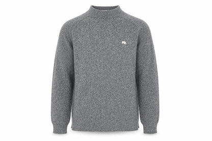 Raging Bull Boys Grey  Knit Pullover Jumper Size 12 Years