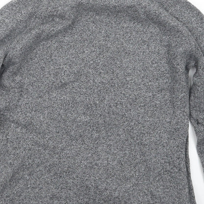 Raging Bull Boys Grey  Knit Pullover Jumper Size 12 Years