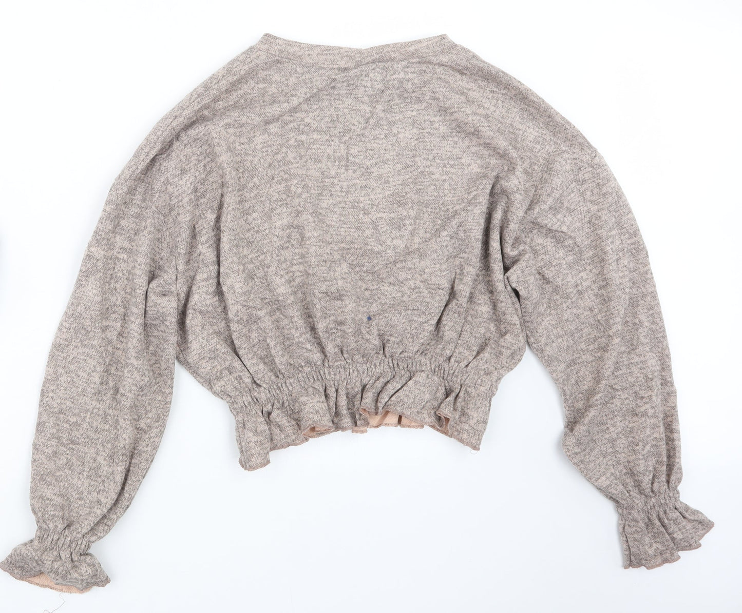 Femme Luxe Womens Beige   Pullover Jumper Size M