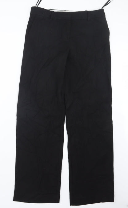 Womens UK Size 8 NEXT Regular Fit  Black Trousers