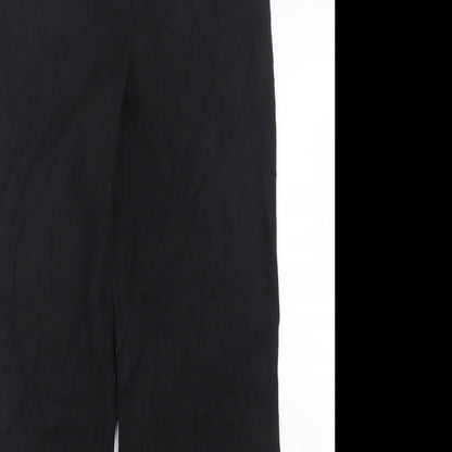 Womens UK Size 8 NEXT Regular Fit  Black Trousers