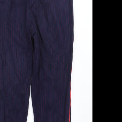 Womens UK Size L Stradivarius Regular Fit  Blue Trousers