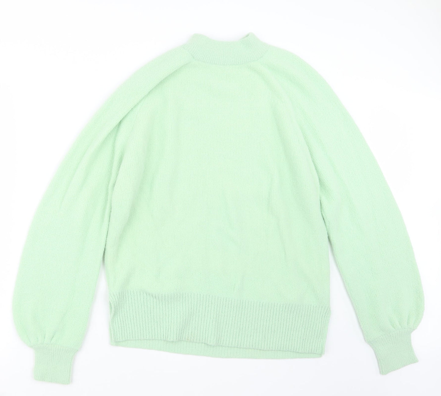 Womens UK Size M Preworn Green Pullover Jumper