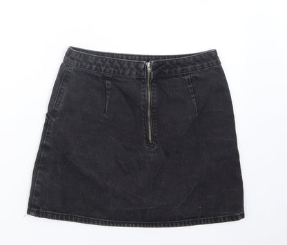 Womens UK Size 26 in Topshop Straight & Pencil Denim Skirt