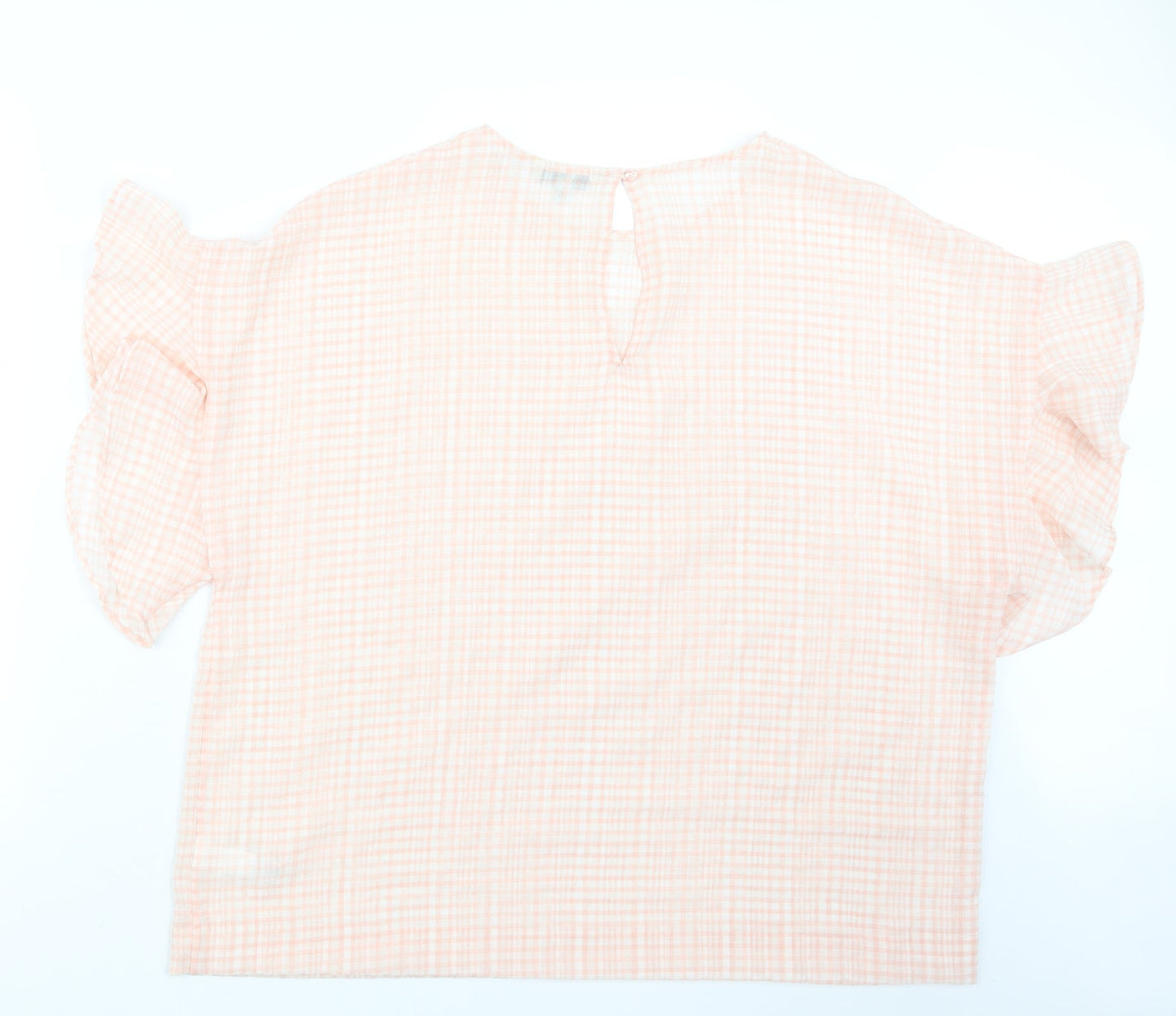 Womens UK Size 18 NEXT Pink Basic Blouse