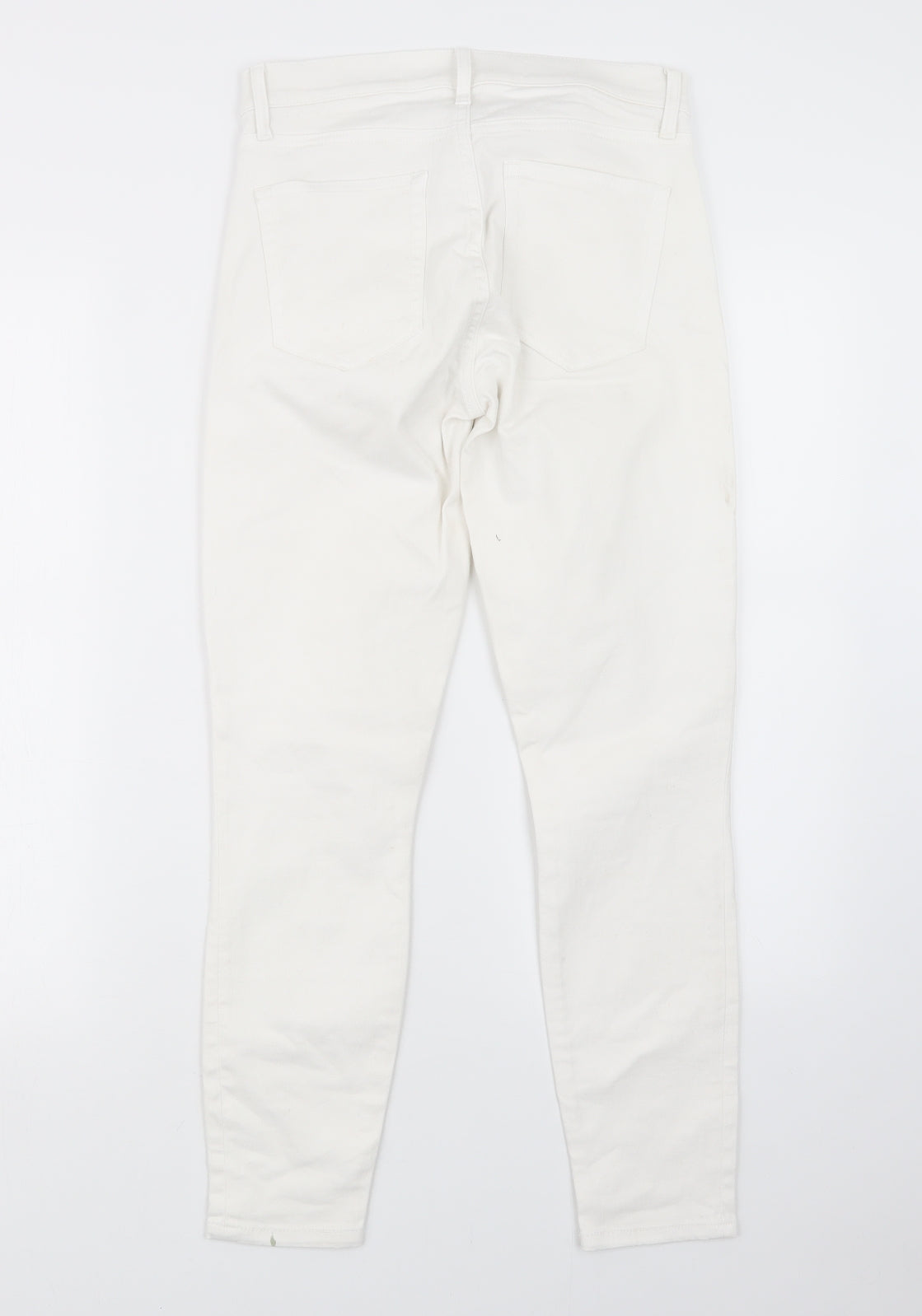 Gap Womens White  Denim Skinny Jeans Size 27 in L26 in