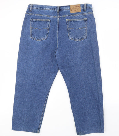Blue Circle Mens Blue  Denim Straight Jeans Size 39 in L25 in