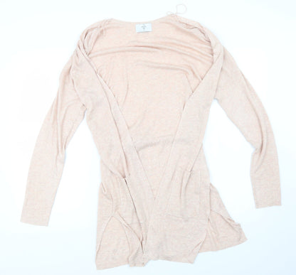 C&A Womens Pink  Knit Cardigan Jumper Size M