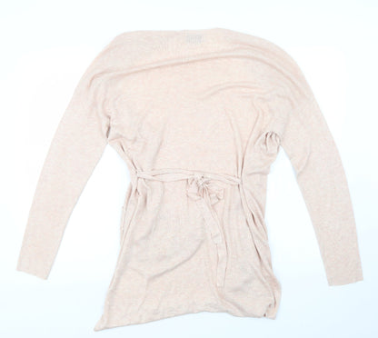 C&A Womens Pink  Knit Cardigan Jumper Size M