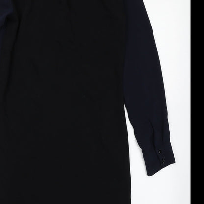 Womens UK Size 14 Fenn Wright Manson Blue Basic Button-Up