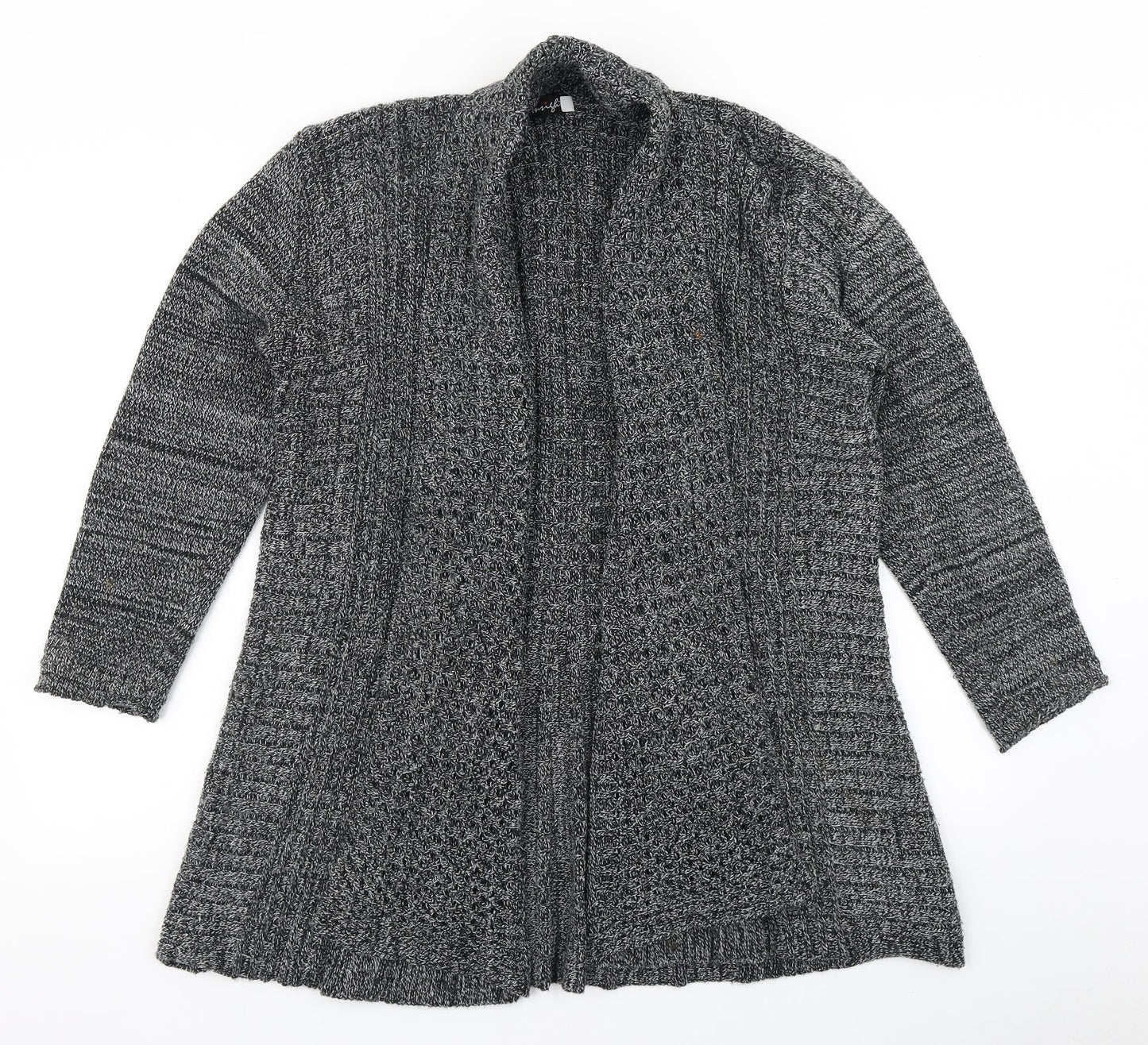 Womens UK Size M Insight Grey Cardigan Jumper