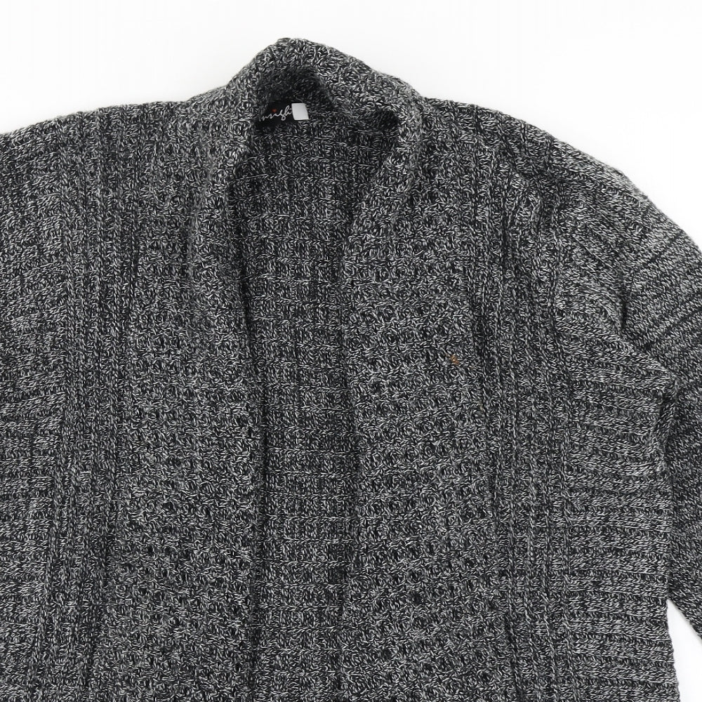Womens UK Size M Insight Grey Cardigan Jumper
