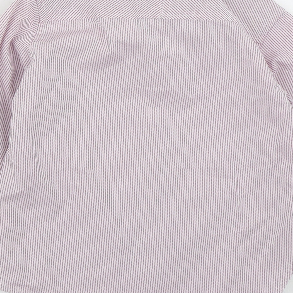 Baker Boys Red Striped  Basic Button-Up Size 6 Years