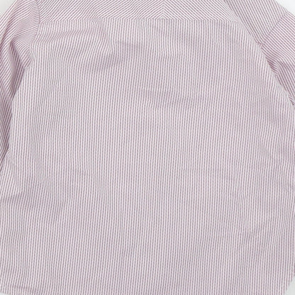 Baker Boys Red Striped  Basic Button-Up Size 6 Years