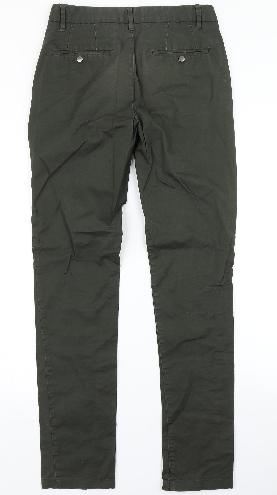 River Island Mens Green   Chino Trousers Size 26 in L34 in