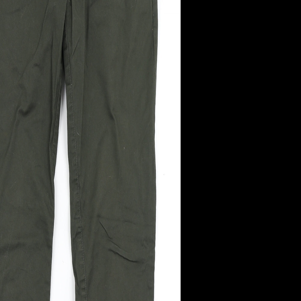 River Island Mens Green   Chino Trousers Size 26 in L34 in