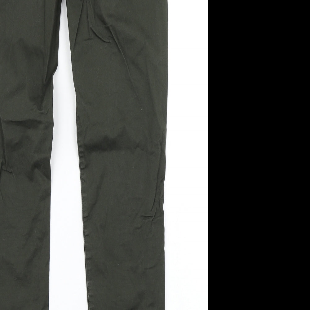 River Island Mens Green   Chino Trousers Size 26 in L34 in