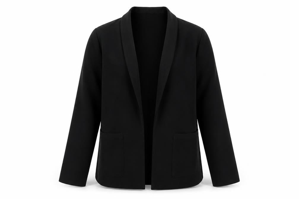 Womens UK Size 10 Warehouse Regular Black Blazer