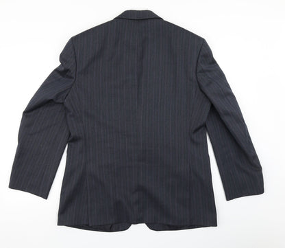 Mens UK Size 40 St Michael Regular Blue Suit Jacket