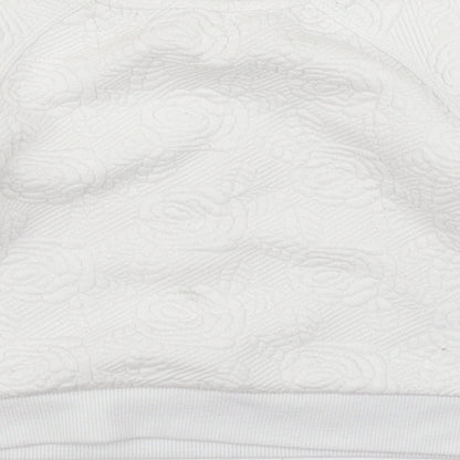 Mothercare Girls White   Pullover T-Shirt Size 9-12 Months
