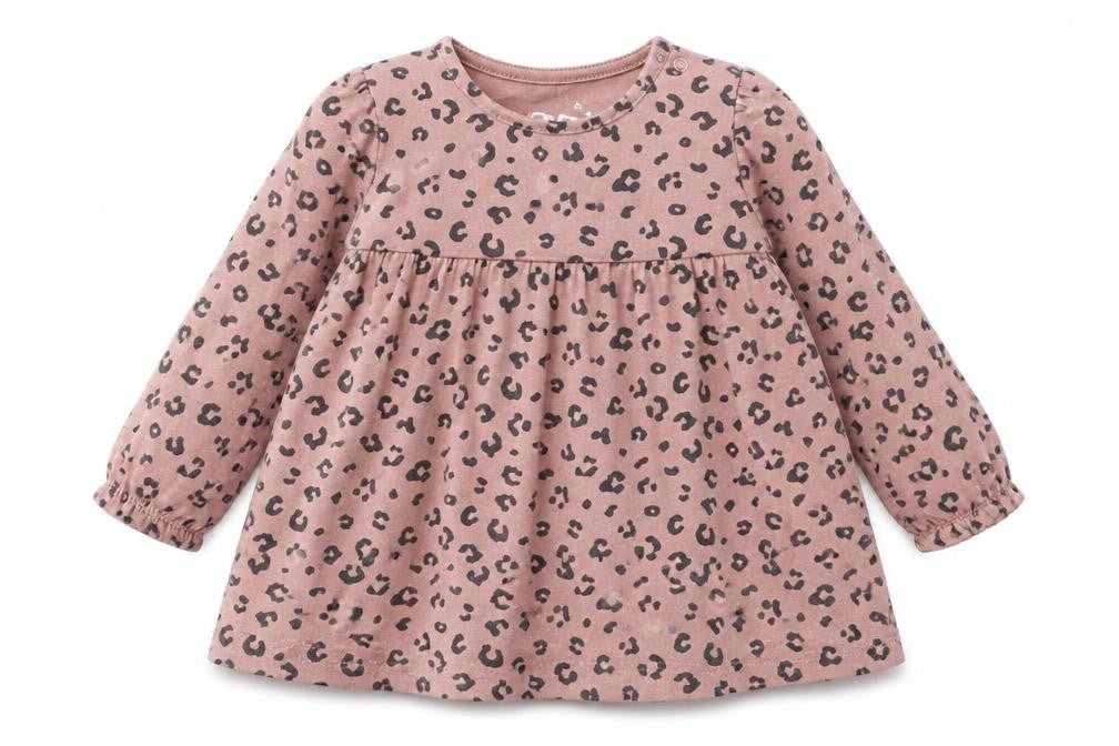F&F Girls Brown Animal Print  A-Line  Size 9-12 Months