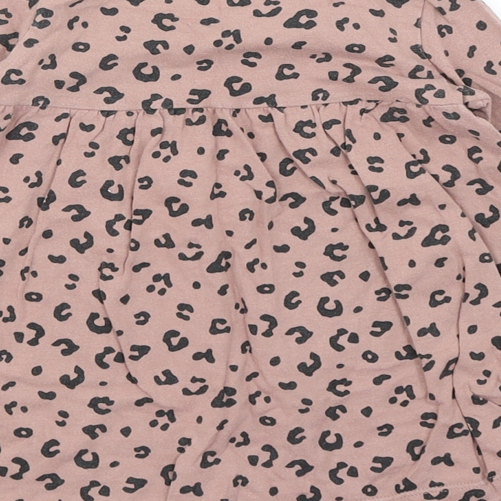 F&F Girls Brown Animal Print  A-Line  Size 9-12 Months