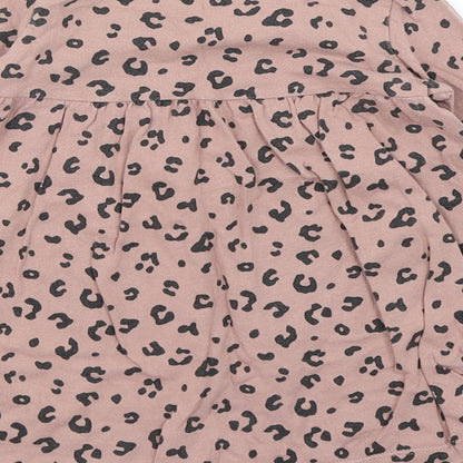 F&F Girls Brown Animal Print  A-Line  Size 9-12 Months
