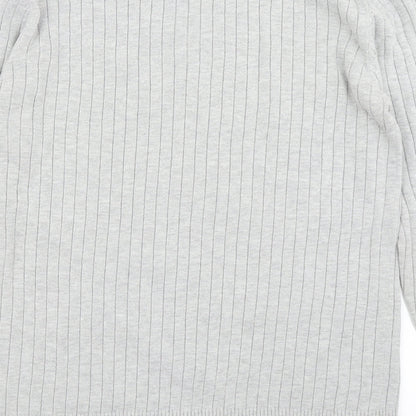 Urban Spirit Mens Grey  Knit Pullover Jumper Size L