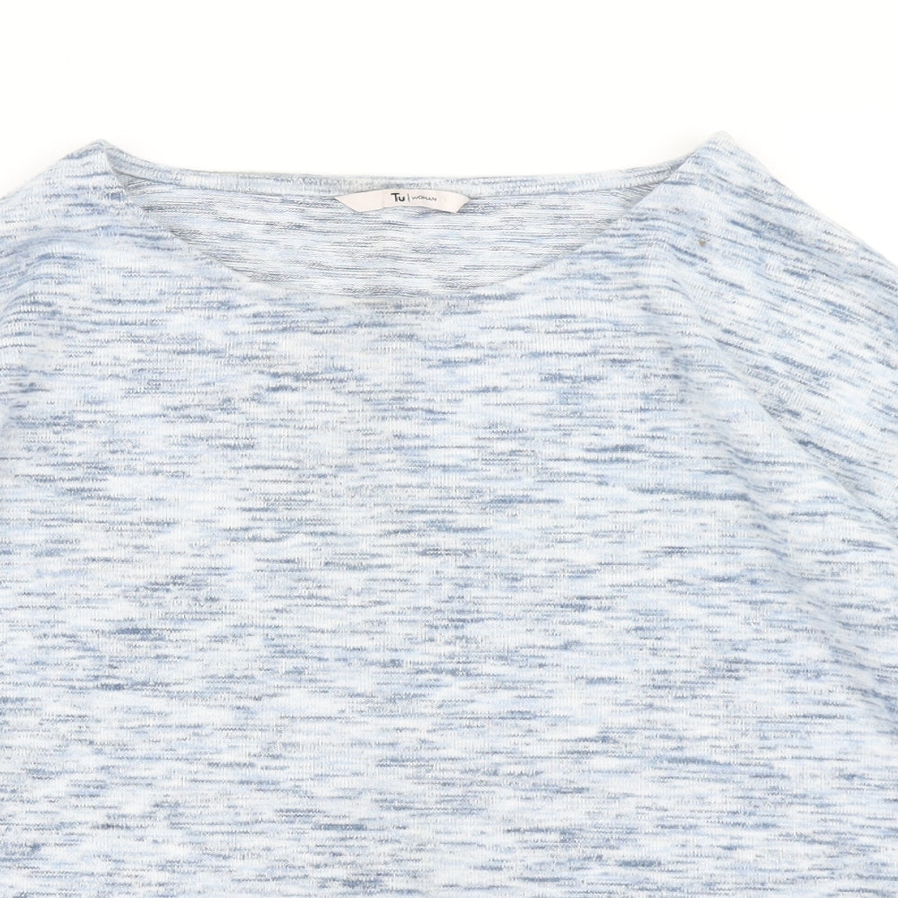 Womens UK Size 8 TU Blue Basic T-Shirt