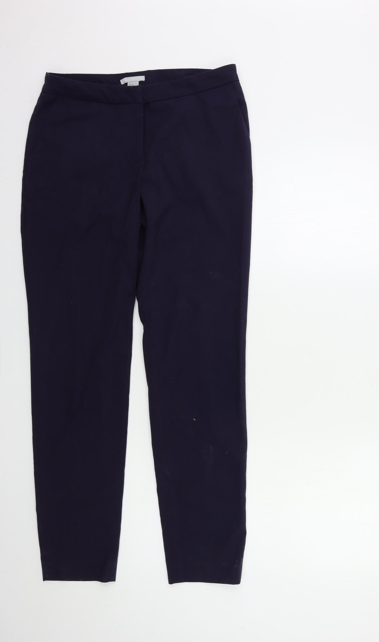 Womens UK Size 8 H&M Regular Fit  Blue Trousers