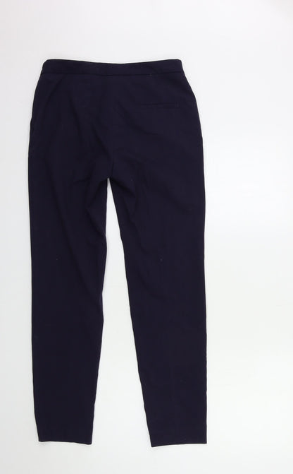 Womens UK Size 8 H&M Regular Fit  Blue Trousers