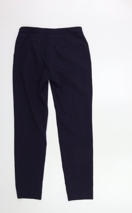 Womens UK Size 8 H&M Regular Fit  Blue Trousers