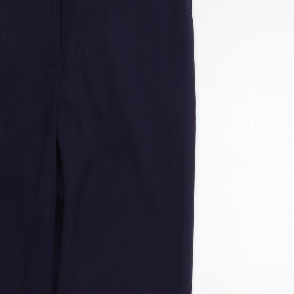 Womens UK Size 8 H&M Regular Fit  Blue Trousers