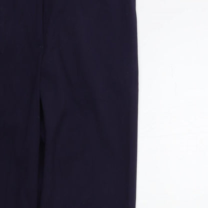 Womens UK Size 8 H&M Regular Fit  Blue Trousers