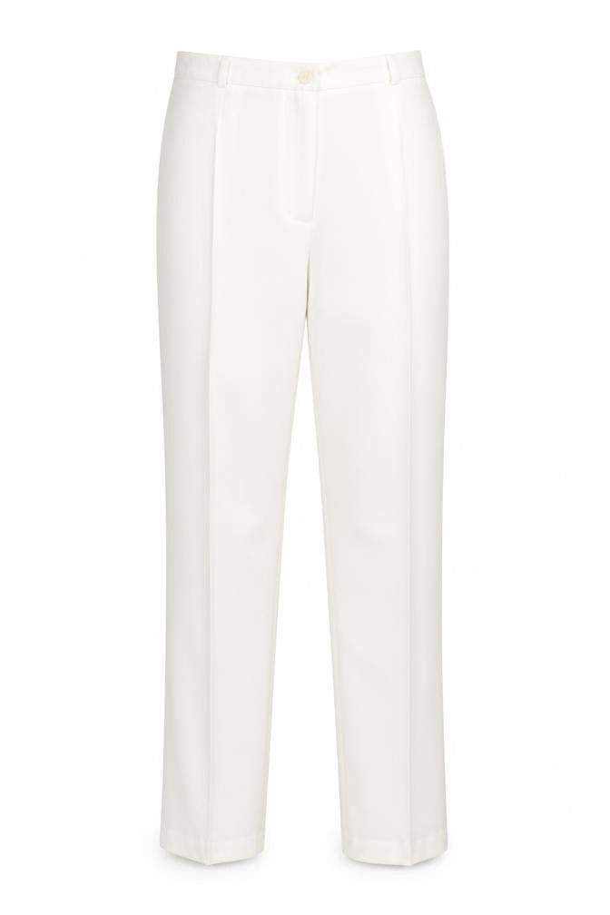 Womens UK Size 36 in Preworn Regular Fit  White Trousers